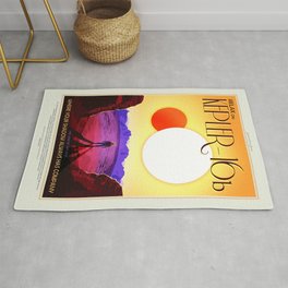NASA Space Tourism Posters Kepler 16b Rug