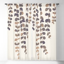 Eucalyptus Watercolor Blackout Curtain