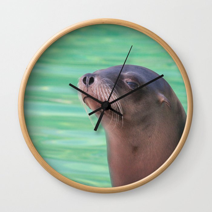 Sea Lion Wall Clock