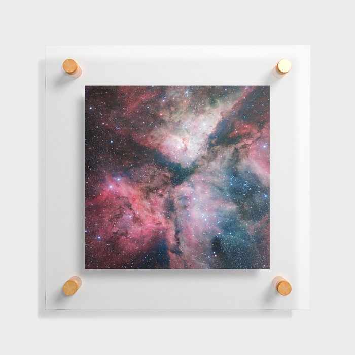The spectacular star forming Carina Nebula Floating Acrylic Print