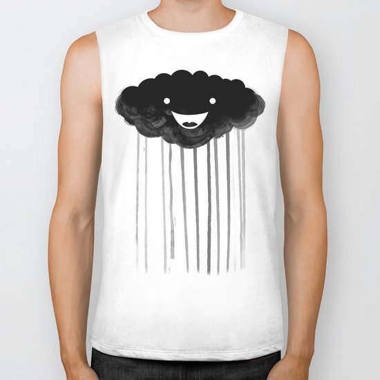 dark cloud Biker Tank