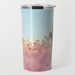 Surreal Pink Desert - Joshua Tree Landscape Photography Travel Mug