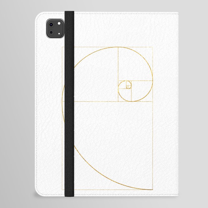 Golden Ratio Sacred Fibonacci Spiral iPad Folio Case