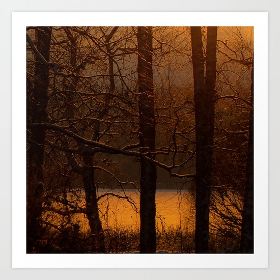 The sun has risen Art Print