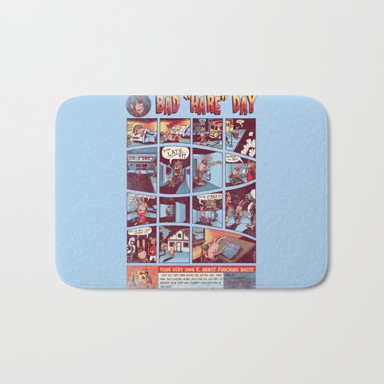 Bad "Hare" Day Bath Mat