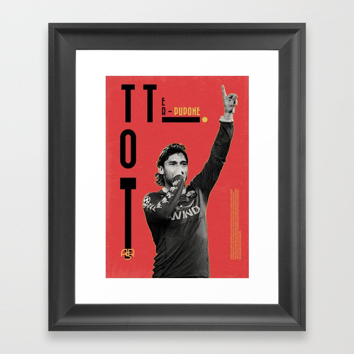 Totti Framed Art Print