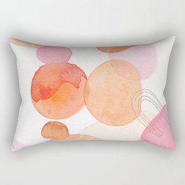 modern abstract shapes 002  Rectangular Pillow