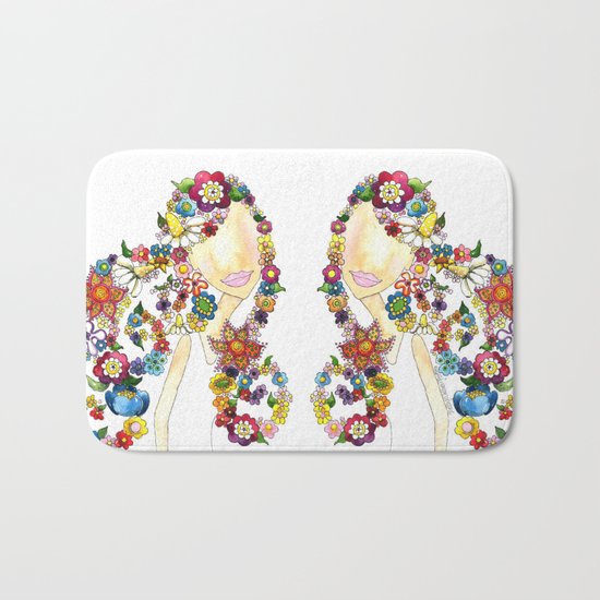 Flower Girl One Bath Mat