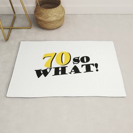 70th Birthday Rugs For Any Room Or Decor Style Society6