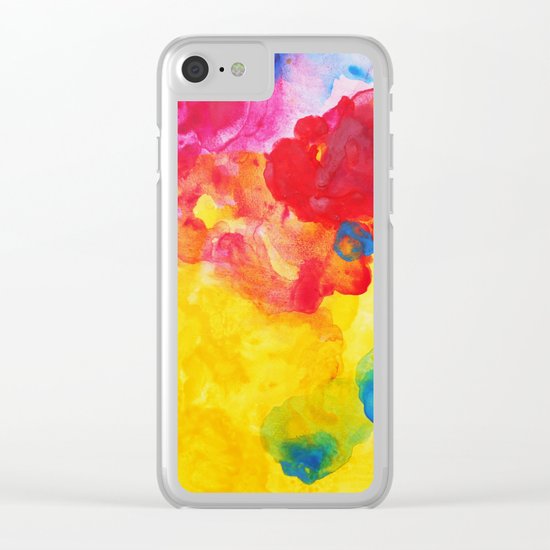 Flowers Clear iPhone Case