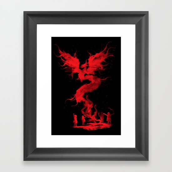 Let's the magic begin... Framed Art Print