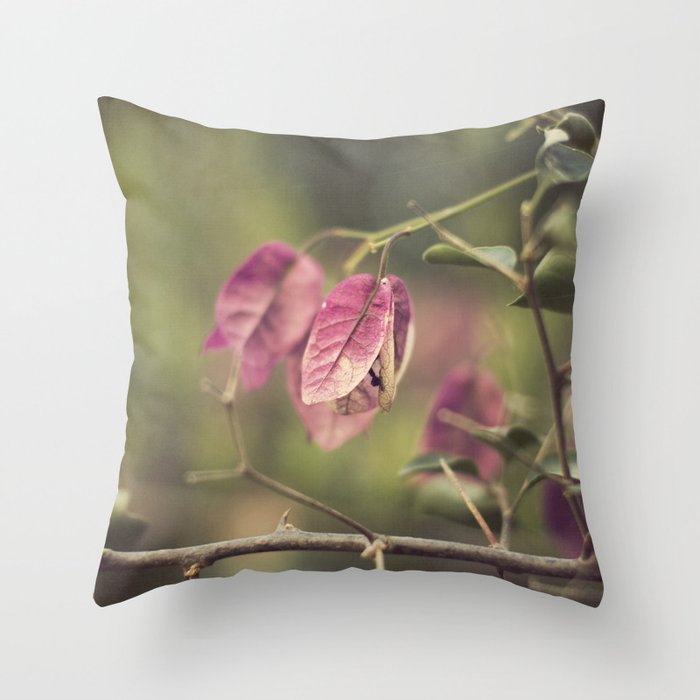 Spring in the city Throw Pillow