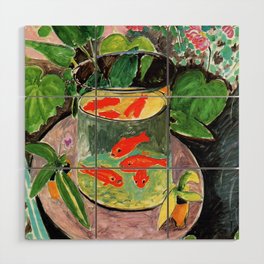 Henri Matisse Goldfish Wood Wall Art