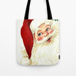 Cute laughing vintage santa Tote Bag