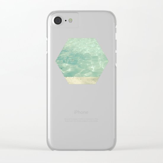 Morning Swim Clear iPhone Case