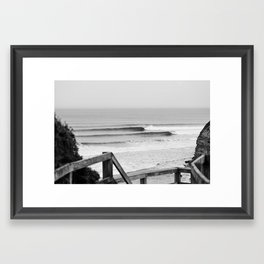 Wave of the day, Bells Beach, Victoria, Australia Framed Art Print