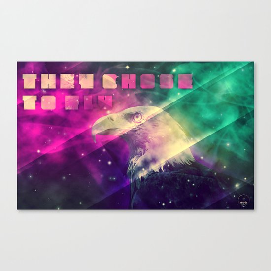 They chose to fly Canvas Print
