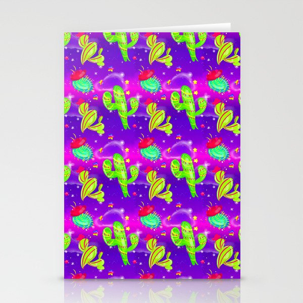 CACTI IN SPACE Stationery Cards