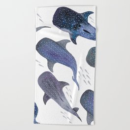 Whale Shark Pattern Party Beach Towel