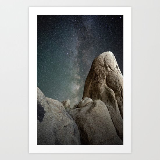 Night Adventures #milkyway Art Print