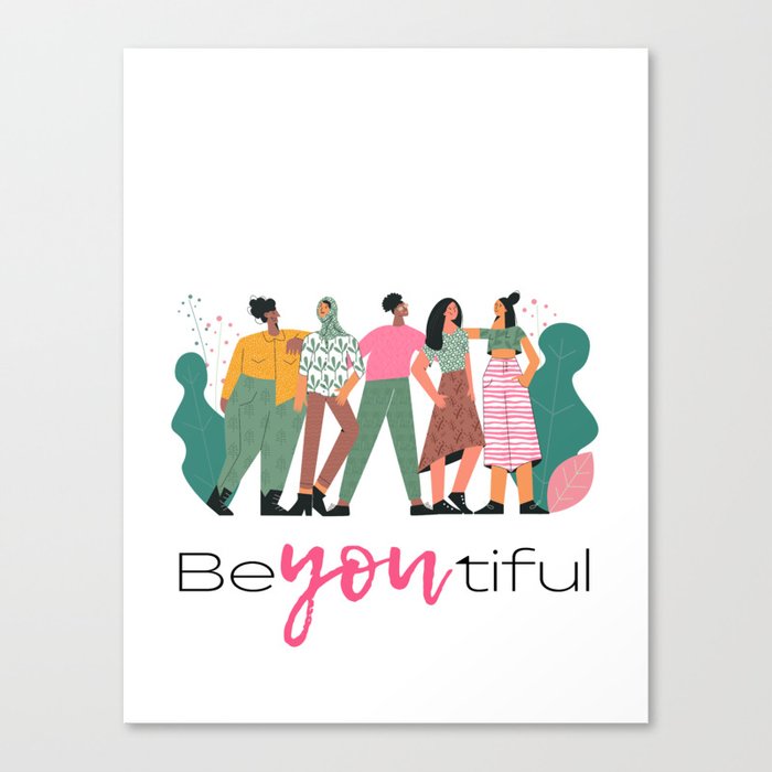 BeYoutiful Canvas Print