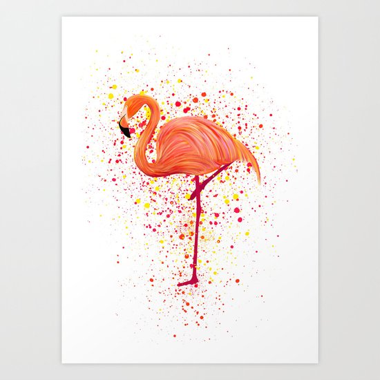 Flamingo Art Print