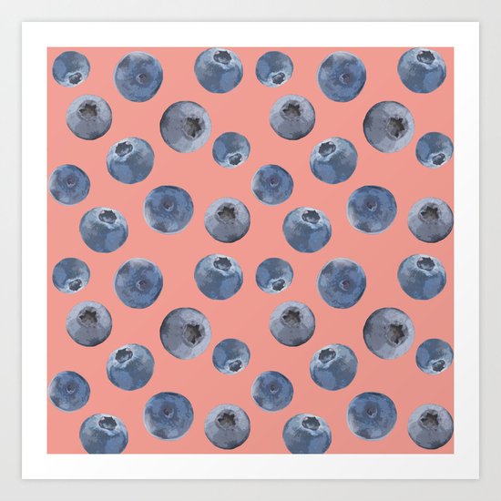 Blueberry Art Print