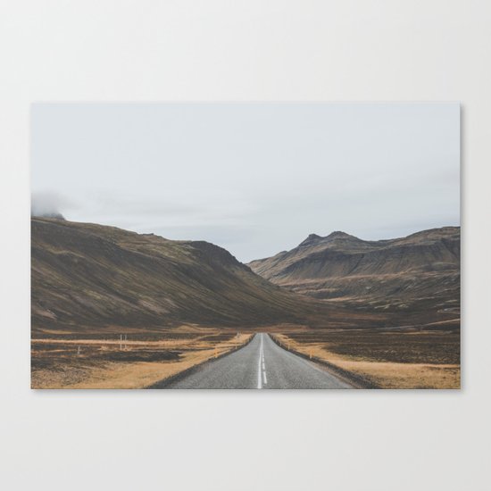 Innra Hvannagil, Iceland Canvas Print