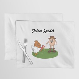 Stolzes Country Egg - Feed Chickens Placemat