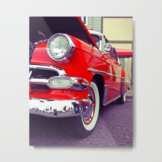 Classic red Metal Print
