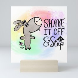 The Donkey Who Fell Into The Well Mini Art Print
