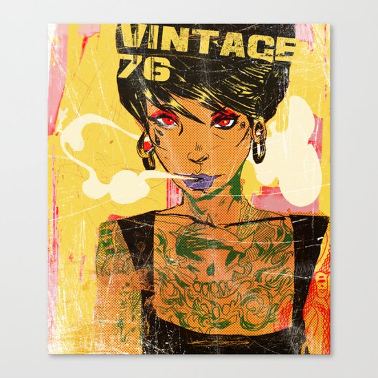 Vintage 76 ( Karla ) Canvas Print