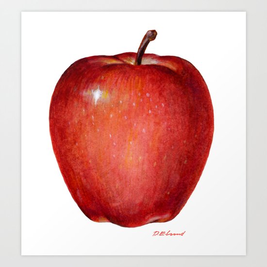 Apple Art Print