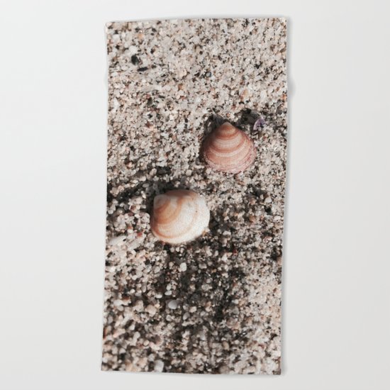 Shells and Sand Beach Towel