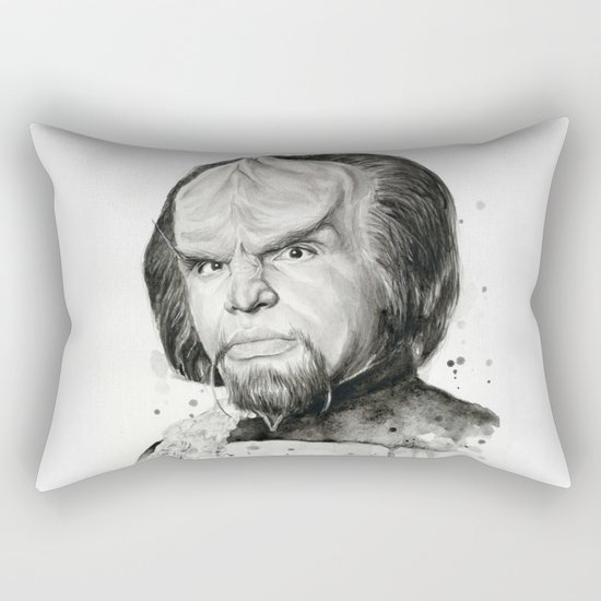 Star Trek: Worf Rectangular Pillow
