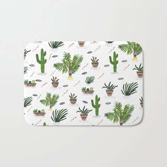 PLANTS ARE MY FRIENDS Bath Mat
