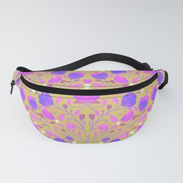 Beautiful floral and butterfly patterns design  Fanny Pack