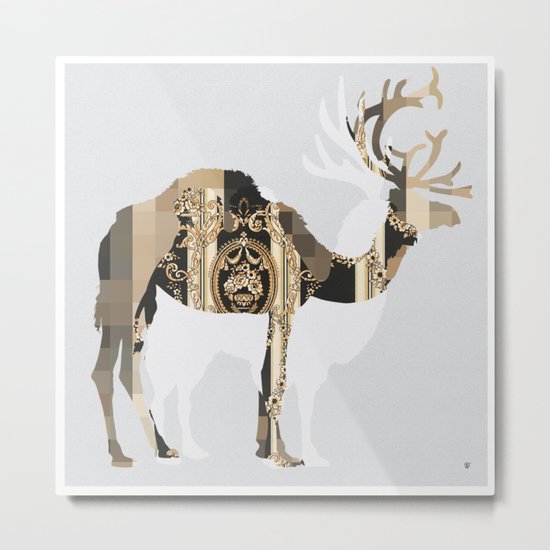 FabCreature · CaDeerPa 8 Metal Print
