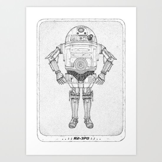 R2 3PO Art Print