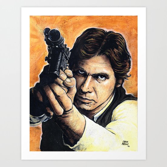 HAN SOLO Art Print