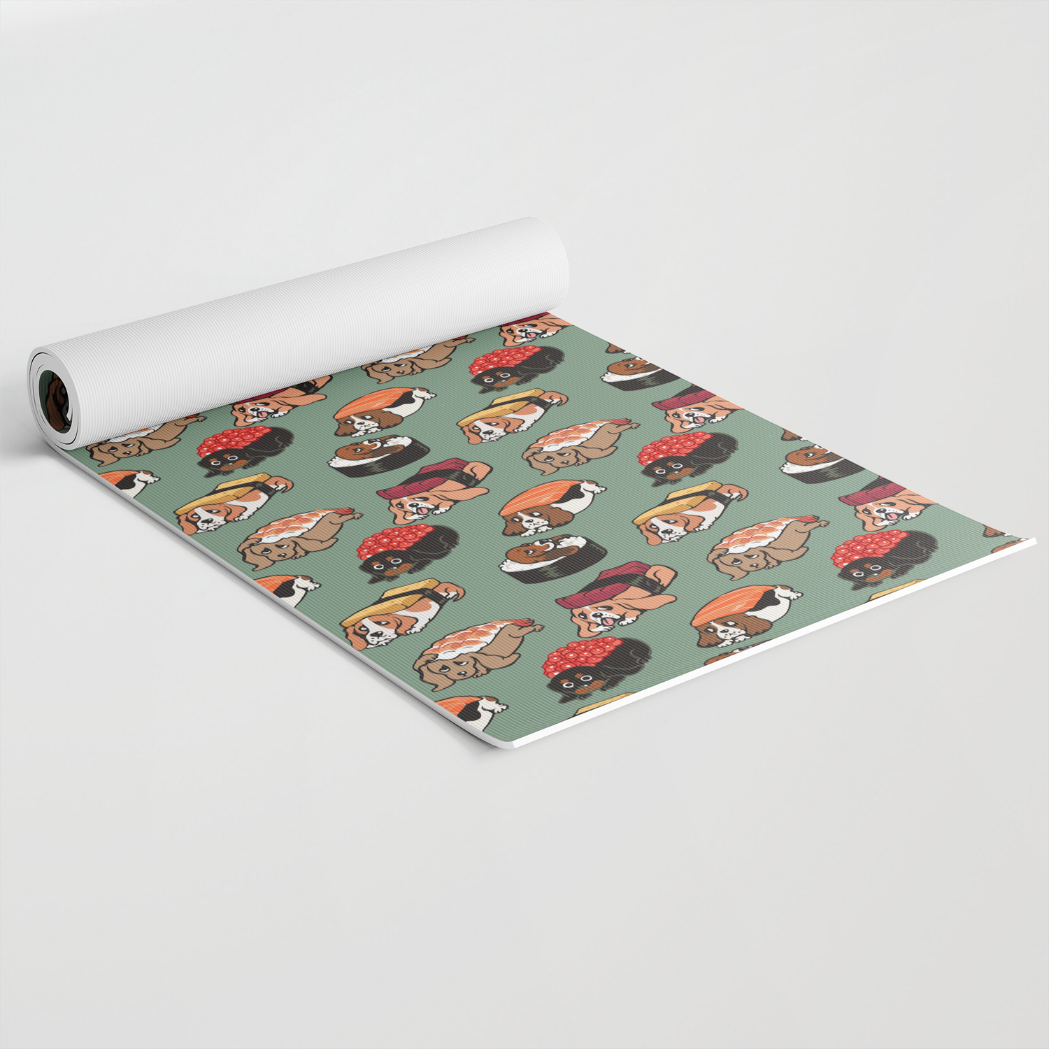 Sushi Basset Hound Yoga Mat By Huebucket Society6