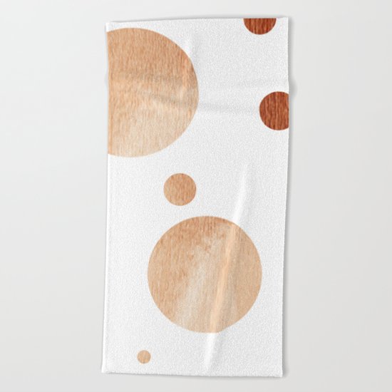 Polka dots Beach Towel