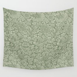 William Morris Bird & Anemone Sage Green Wall Tapestry