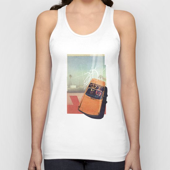 Getaway Car | Collage Unisex Tank Top