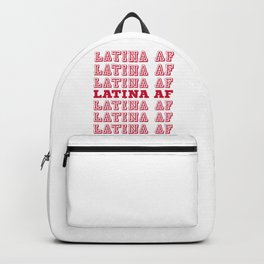 LATINA AF Backpack | Cuba, Af, Celebrate, Puertorican, Portuguese, Friends, Spanish, Uruguay, Pride, Argentina 