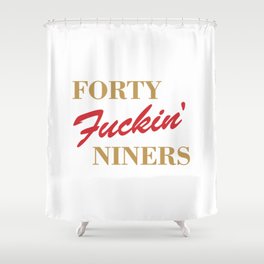 49ers Shower Curtains Society6