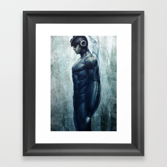 Mega Real Man Framed Art Print