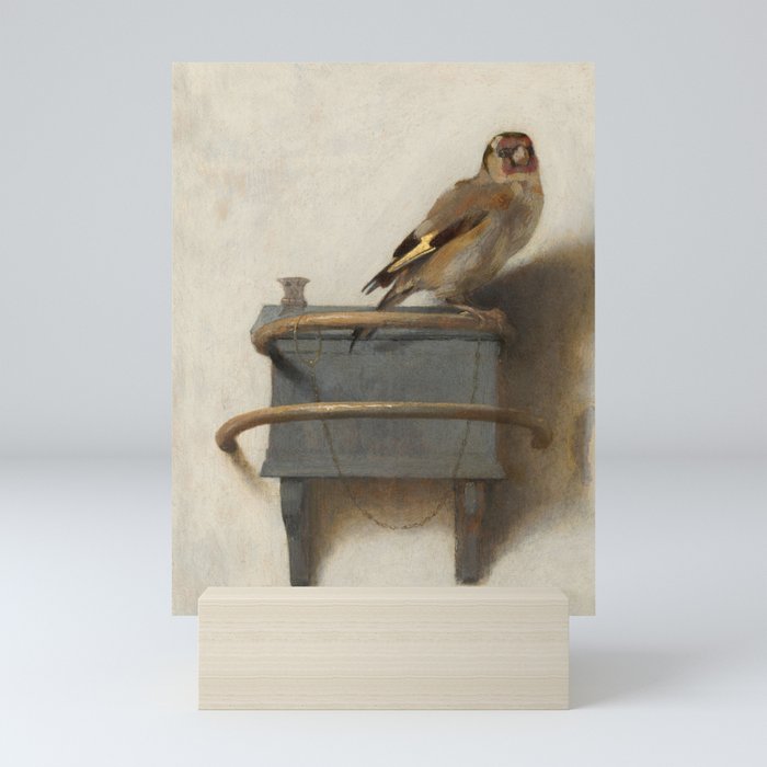The Goldfinch Painting by Carel Fabritius, 1654 Mini Art Print