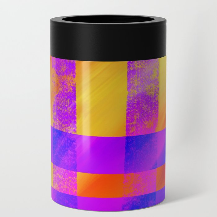 Hot and Cold Stripes Can Cooler