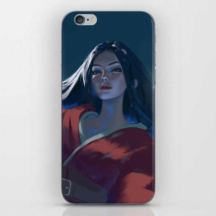 Warrior Girl iPhone Skin